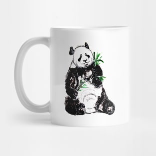 Black and White Big Panda Mug